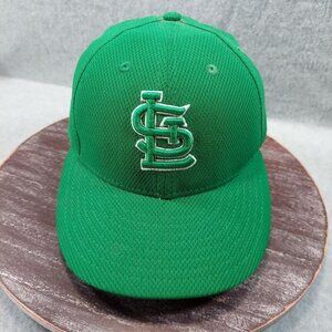 St. Louis Cardinals Green MLB Baseball Cap Clover on Side 7 1/8